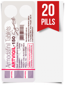 Artvigil 150 mg x 20 Pills