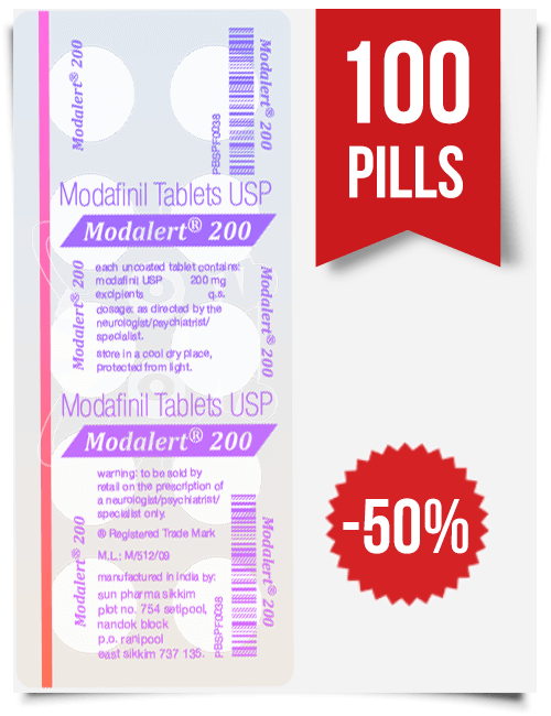 Modalert 200 mg x 100 Pills