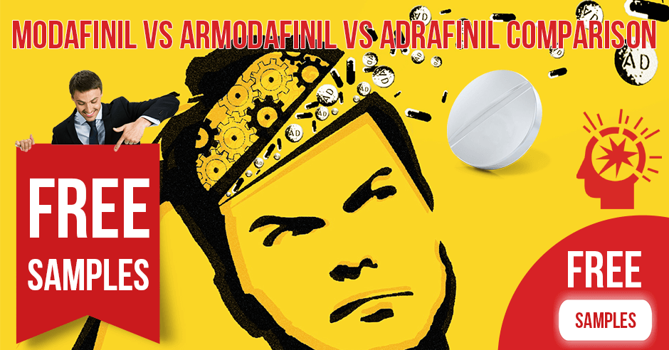 Modafinil vs Armodafinil vs Adrafinil comparison
