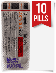 Extra Stong Artvigil 250 mg x 10 Pills