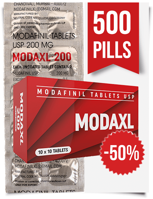 ModaXL 200 mg x 500 Pills