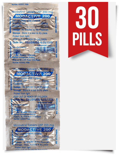 Buy Modactive 200 mg x 30 Pills