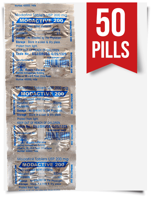 Buy Modactive 200 mg x 50 Pills