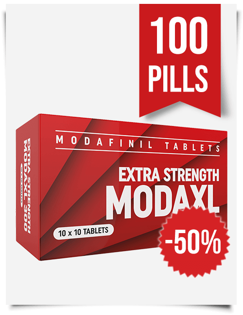 Extra Strength ModaXL 300mg Modafinil 100 Pills Online