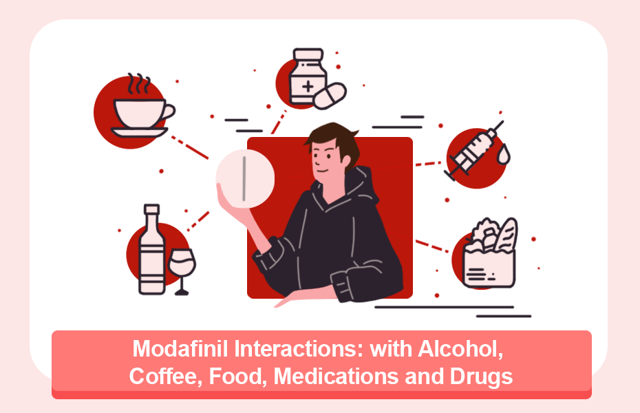 Modafinil Interactions: with Alcohol, Coffee, Food, Medications and Drugs