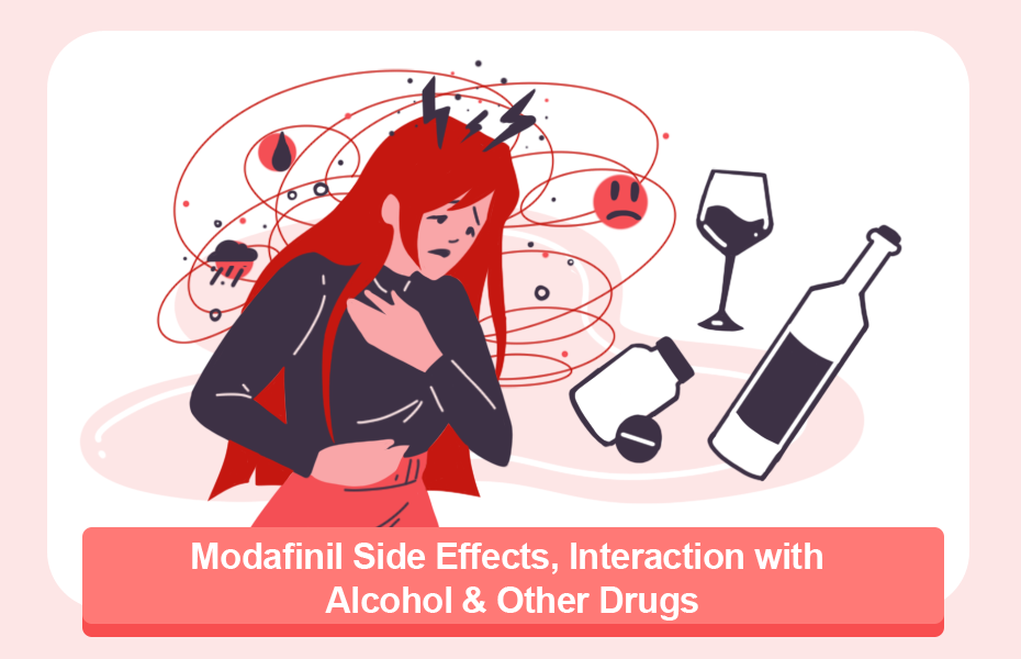 Modafinil Side Effects, Interaction with Alcohol & Other Drugs