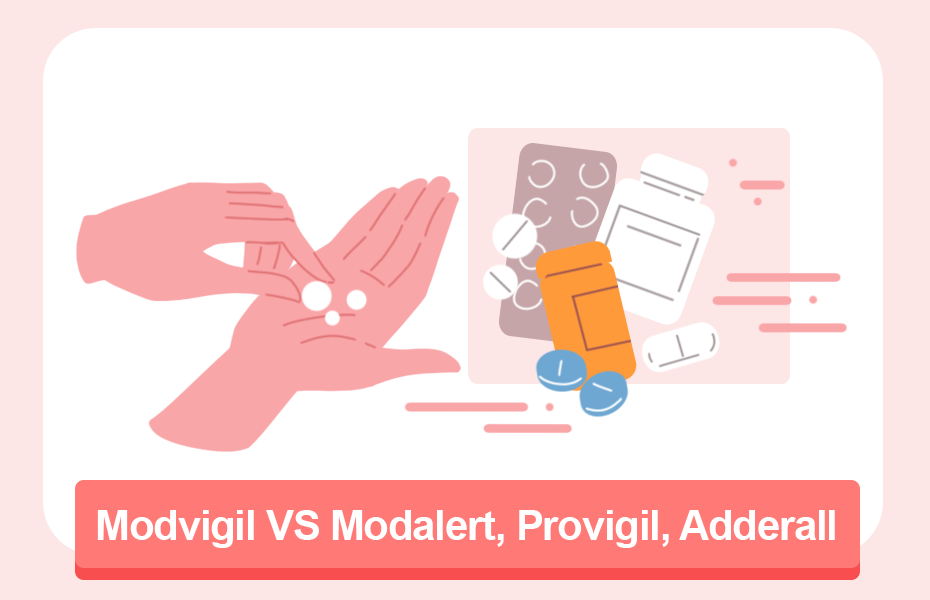 Modvigil VS Modalert, Provigil, Adderall